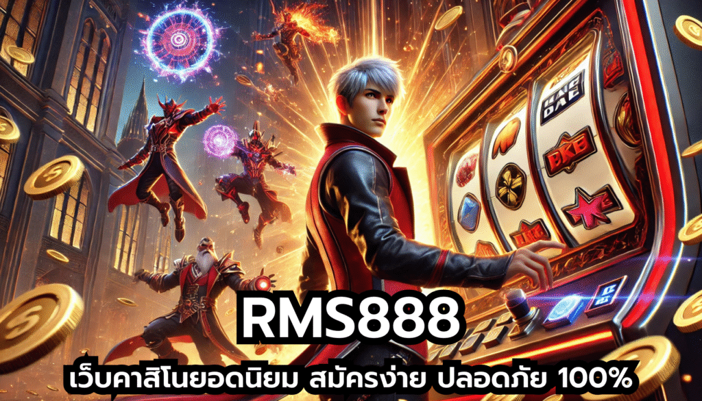 RMS888 เว็บคาสิโนยอดนิยม สมัครง่าย ปลอดภัย 100%